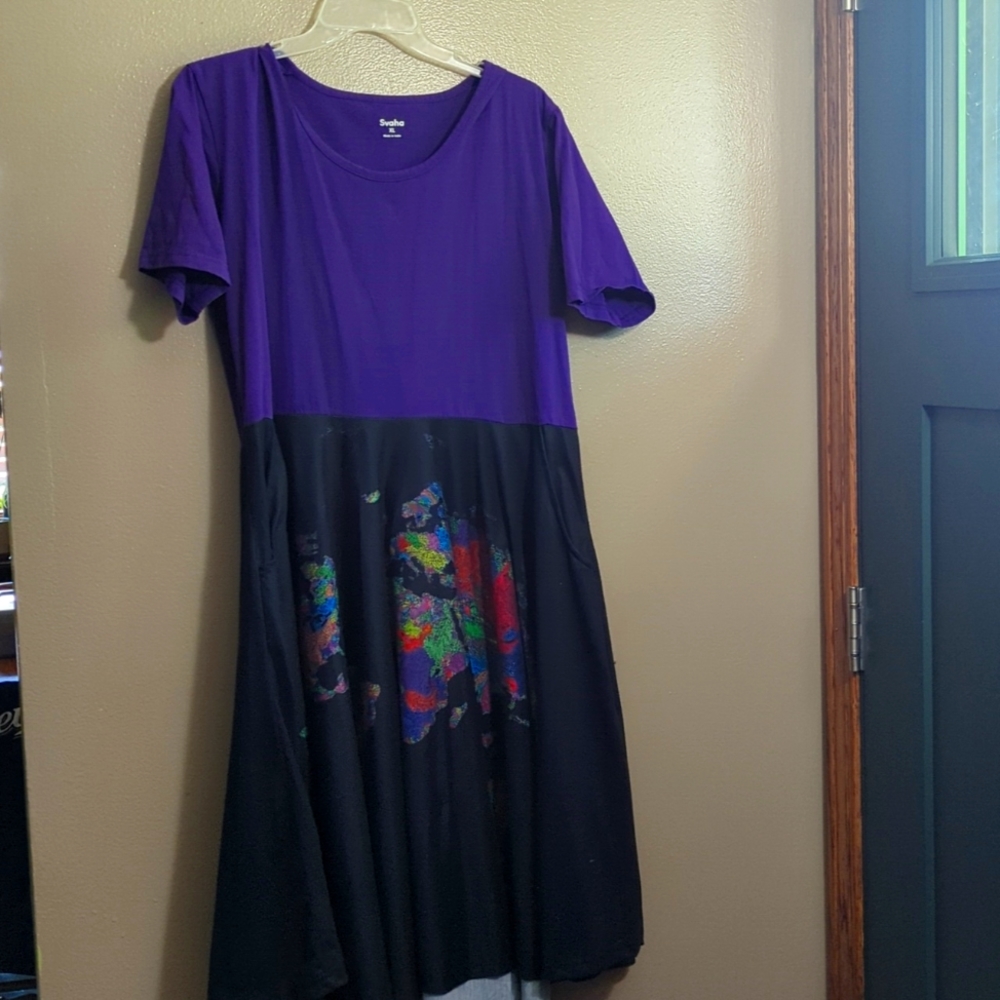 Svaha world map dress